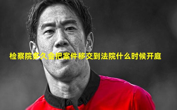 检察院多久会把案件移交到法院什么时候开庭