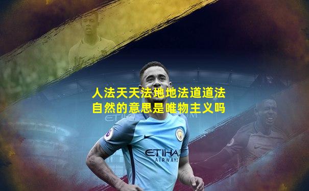 人法天天法地地法道道法自然的意思是唯物主义吗