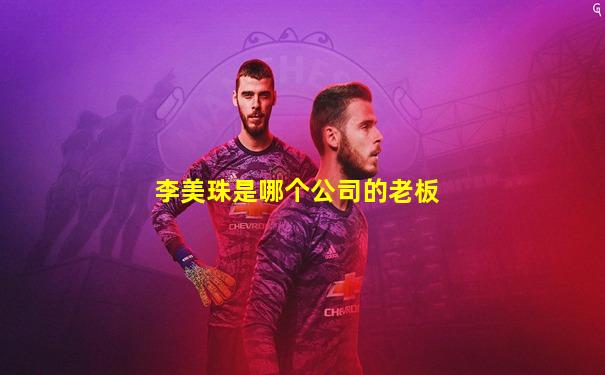 李美珠是哪个公司的老板