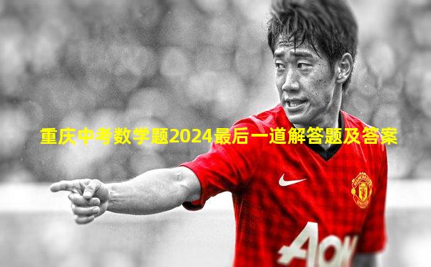 重庆中考数学题2024最后一道解答题及答案